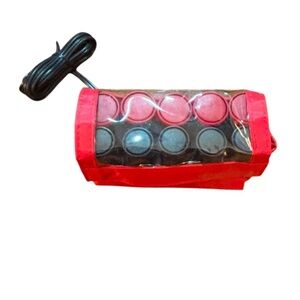 Remington All That Ionic 10 Hot Rollers Hair Curlers Travel Case W/clips